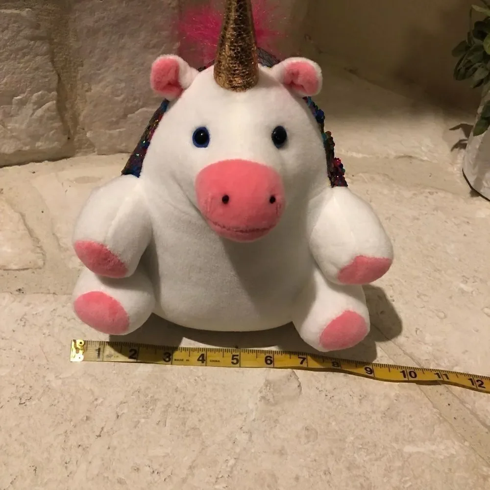 Creativity for Kids Sparkles The Unicorn weighted Plush Toy